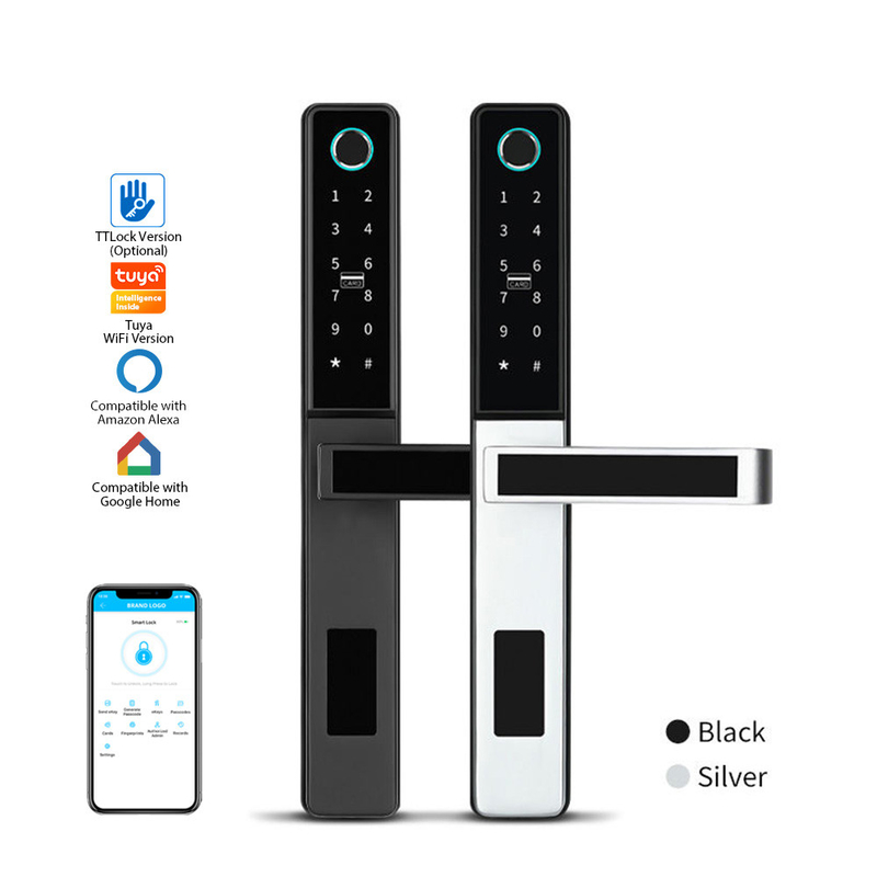 高セキュリティ ドア スマートロック ドアベル ツヤ アプリ 家庭用部屋 電子 ドアロック カラーフル